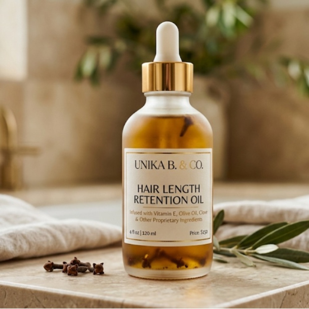 Hair Length Retention Oil - Gold/Brown